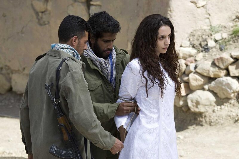 Woman Being Escorted