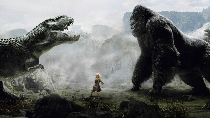 Woman Between Two Monsters