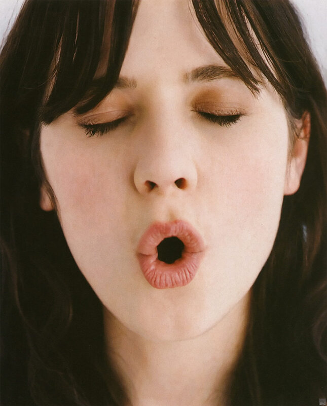 woman blowing a kiss
