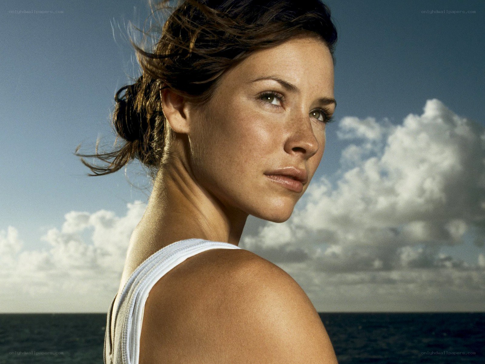 woman by the ocean