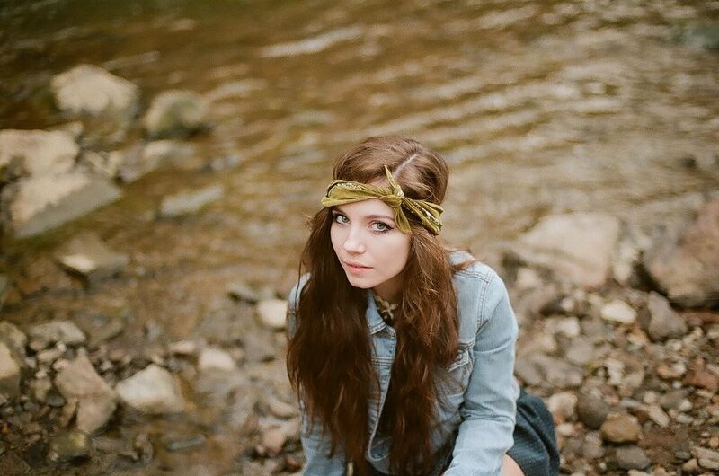 woman by the river