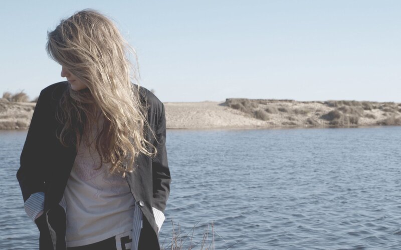 woman by the water