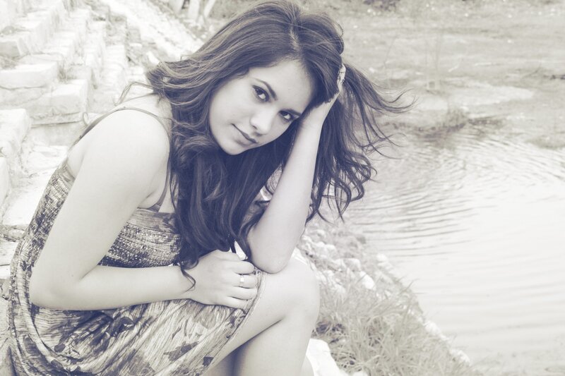 woman by the water