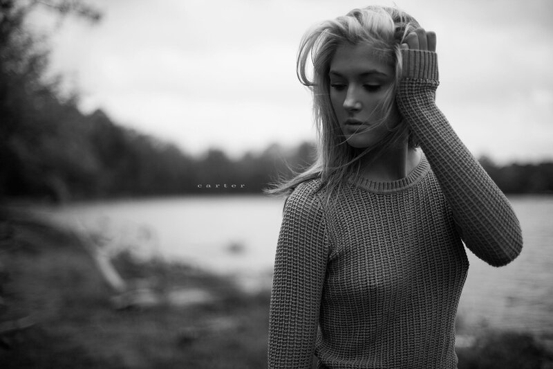 woman by the water