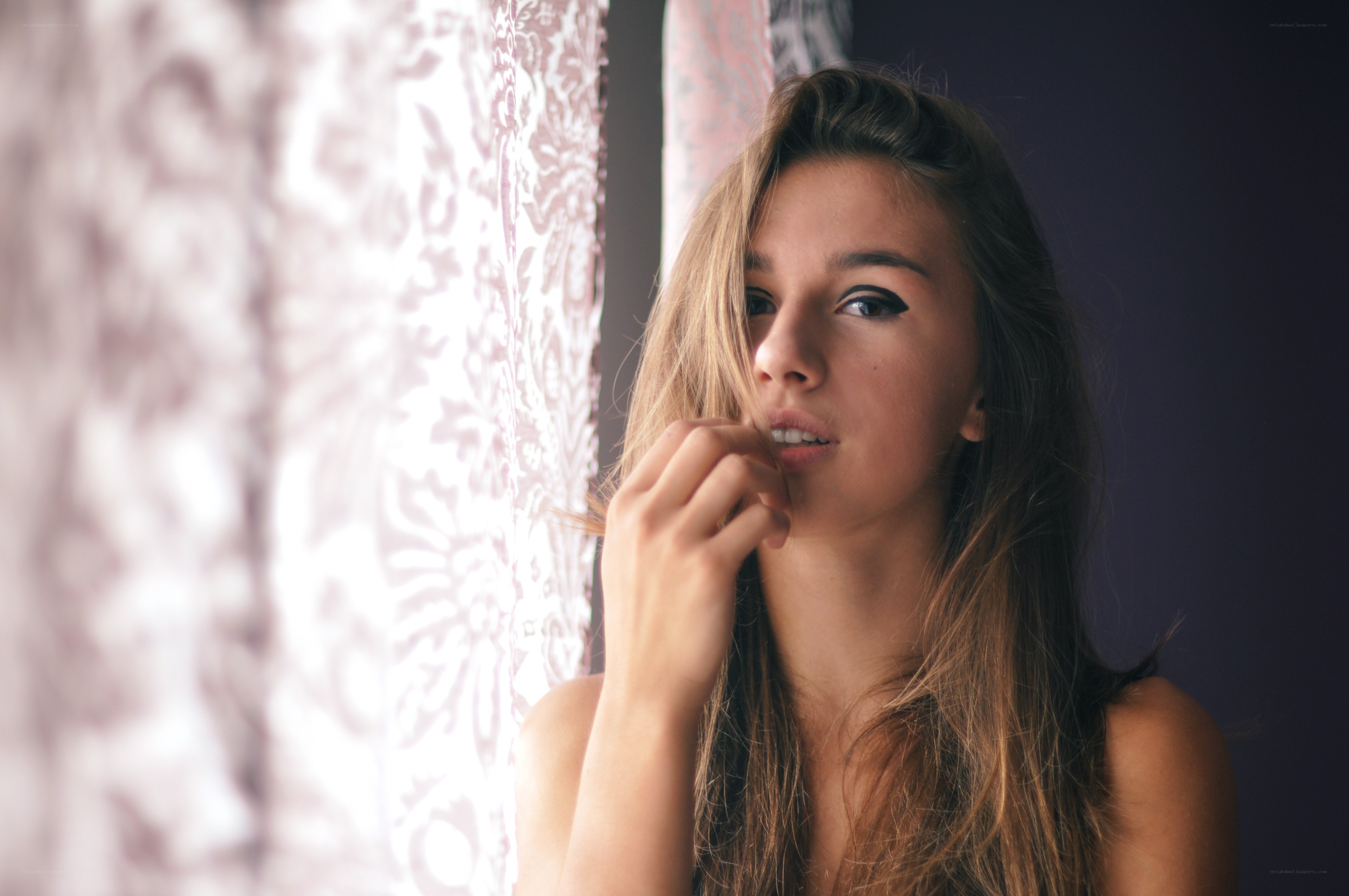 woman by the window