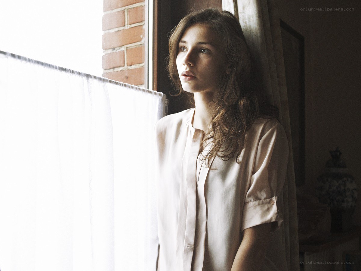woman by the window