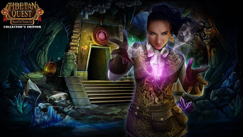 Woman Casting Spell in Cave