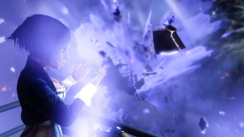 Woman Casting Spell — Purple, Dramatic, 3d Render
