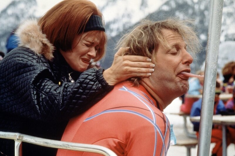 Woman Comforting Man