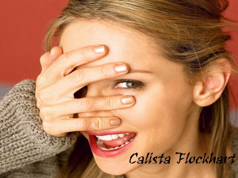 Woman Covering One Eye — Red