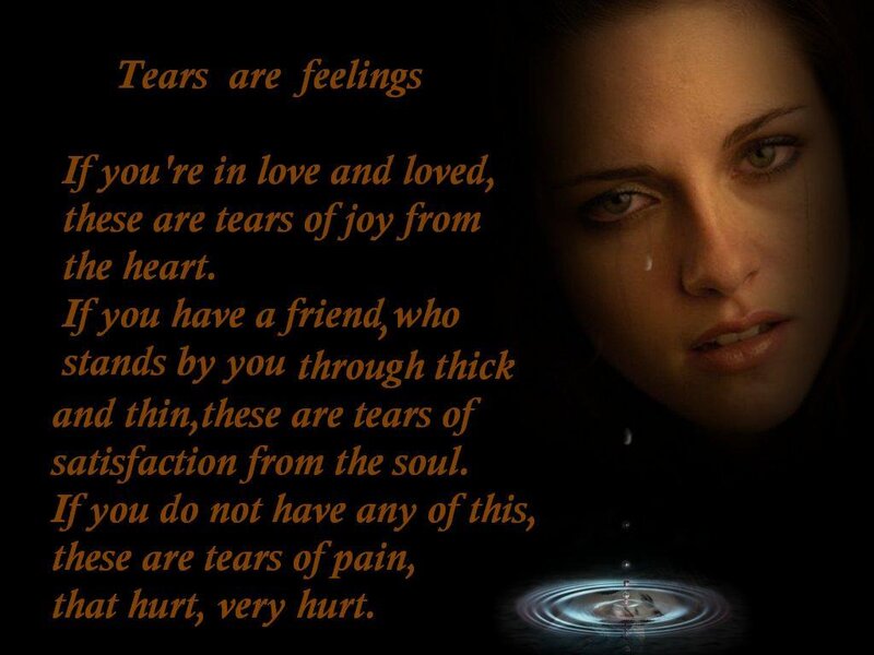 Woman Crying — Black