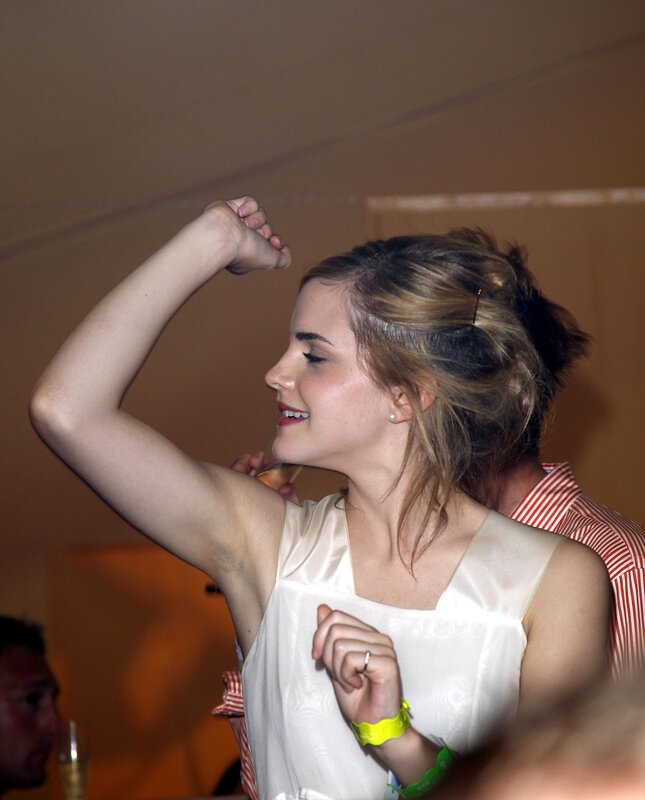 woman dancing at a party