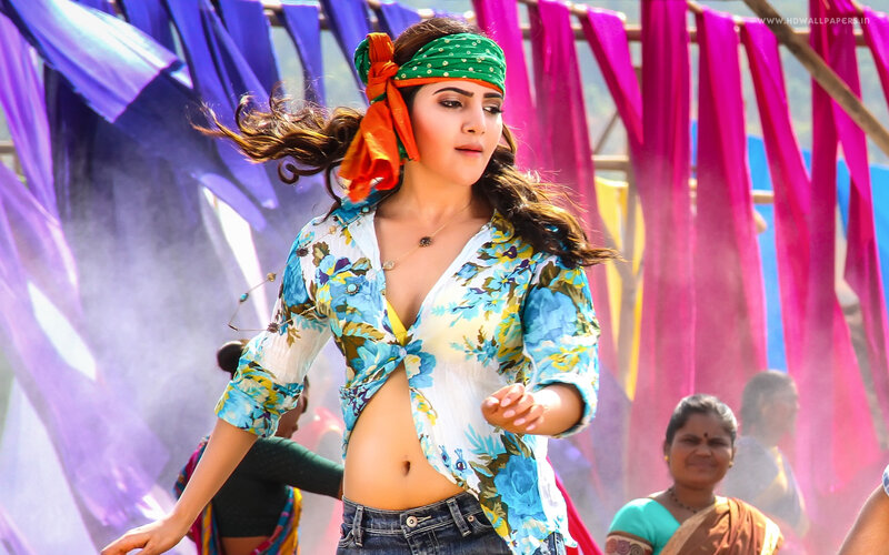 Woman Dancing in Floral Shirt