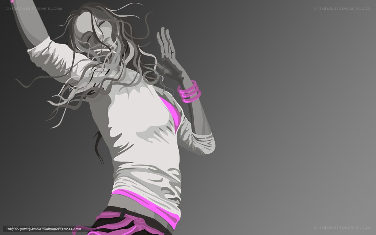 woman dancing in grayscale