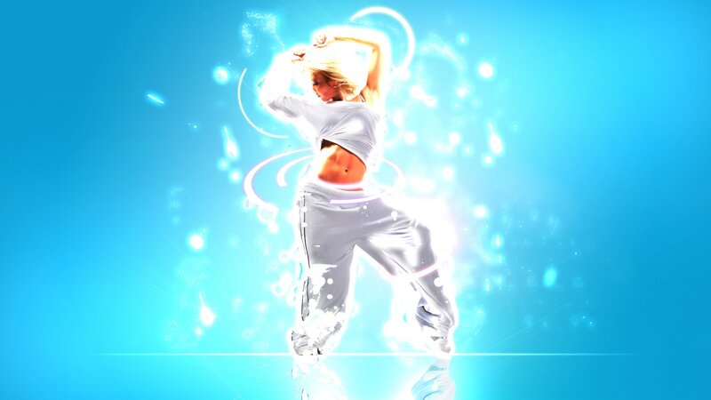 Woman Dancing in Light