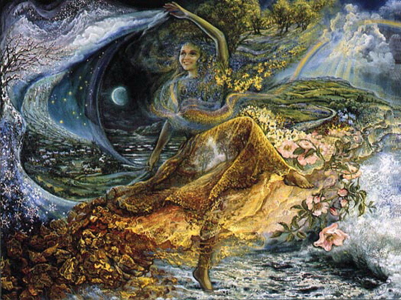 woman dancing in nature