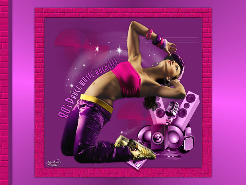 Woman Dancing in Purple — Energetic