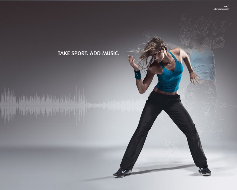 woman dancing in sportswear