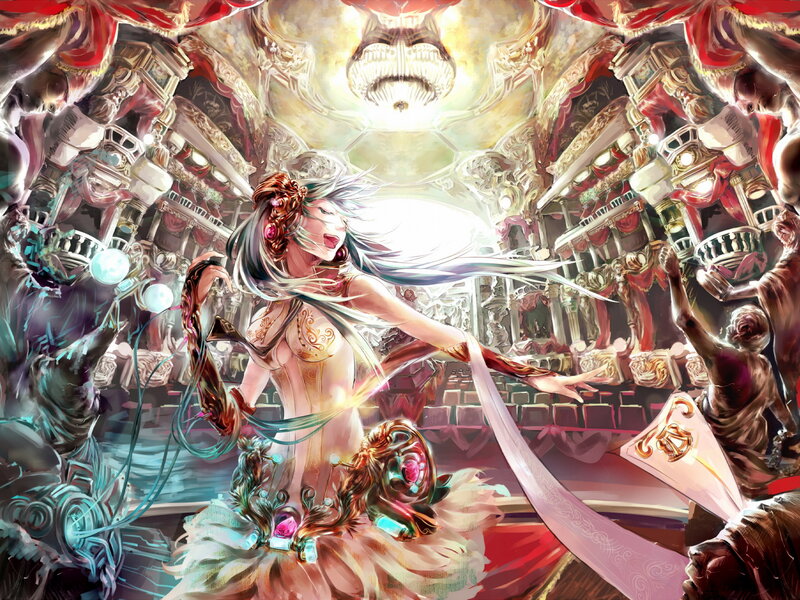 Woman Dancing in Theater