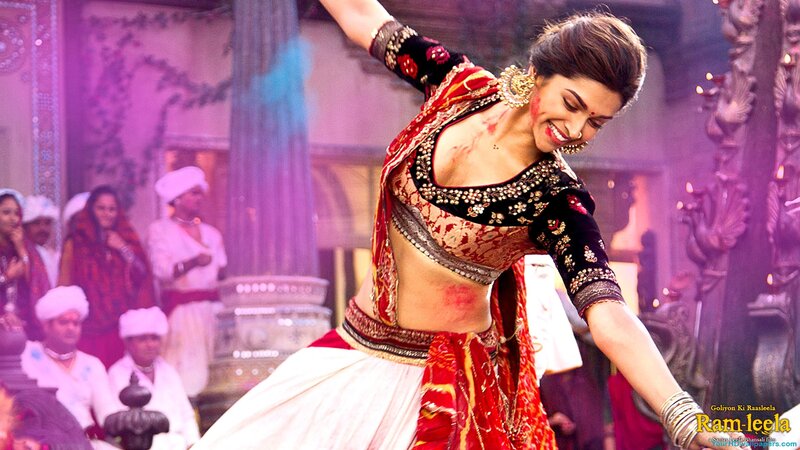 Woman Dancing in Traditional Outfit — Red