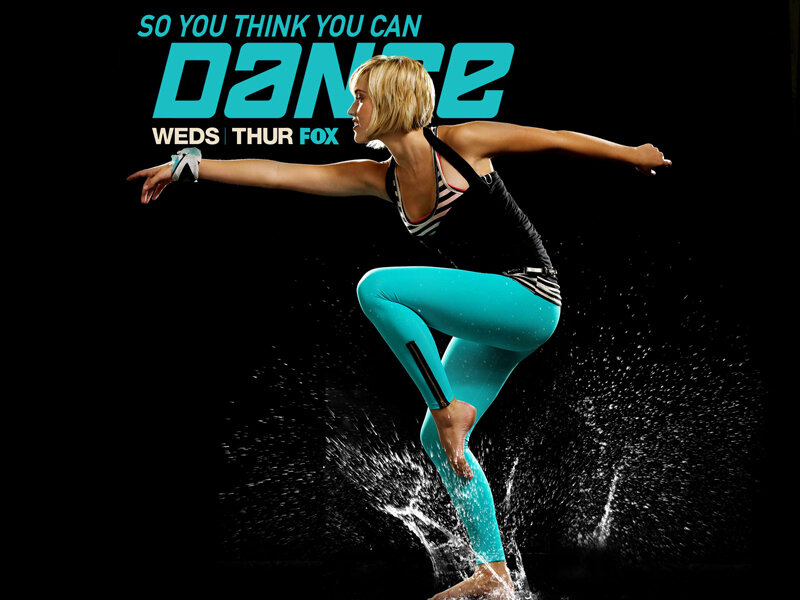 woman dancing in water