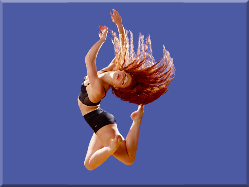 Woman Dancing Mid-air