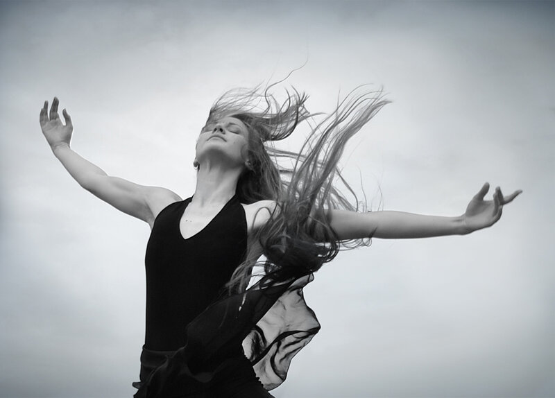Woman Dancing Outdoors