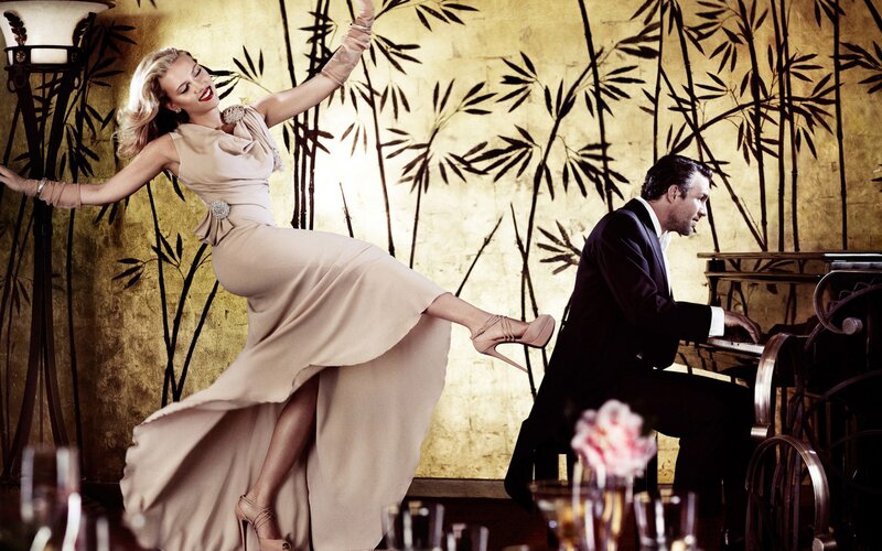 Woman Dancing with Man