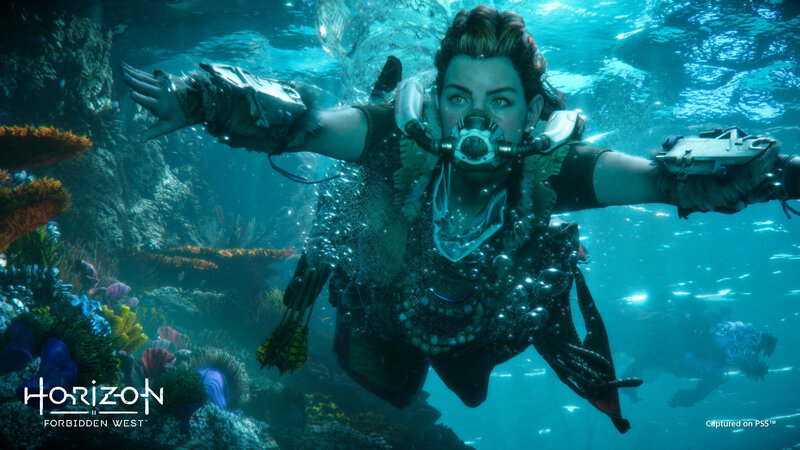 Woman Diving Underwater — Blue, Serene, 3d Render