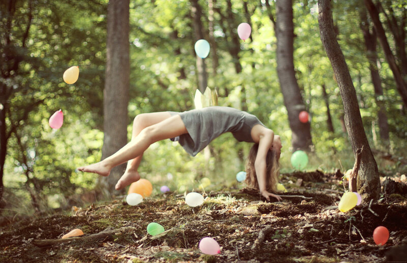 Woman Doing Backbend