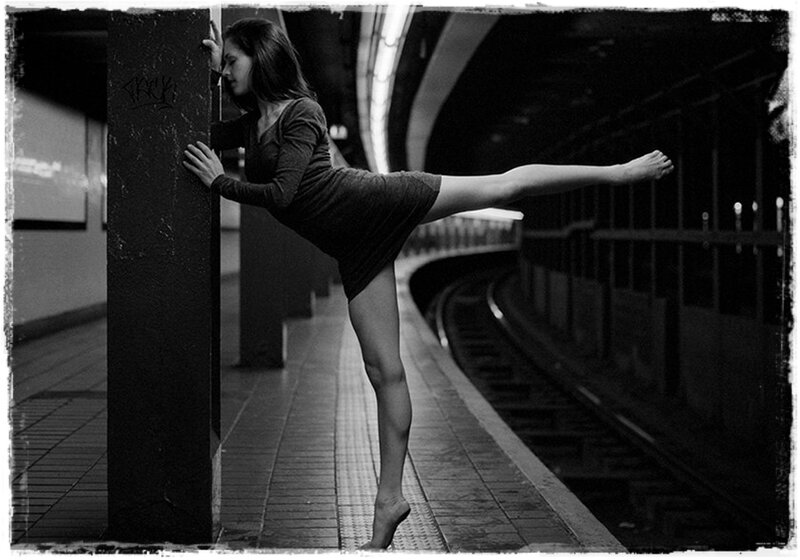 Woman Doing Ballet Pose