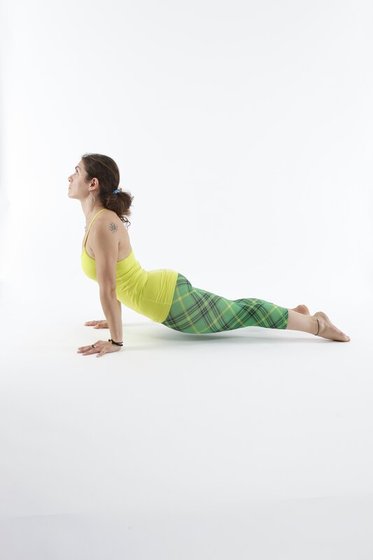 woman doing yoga pose