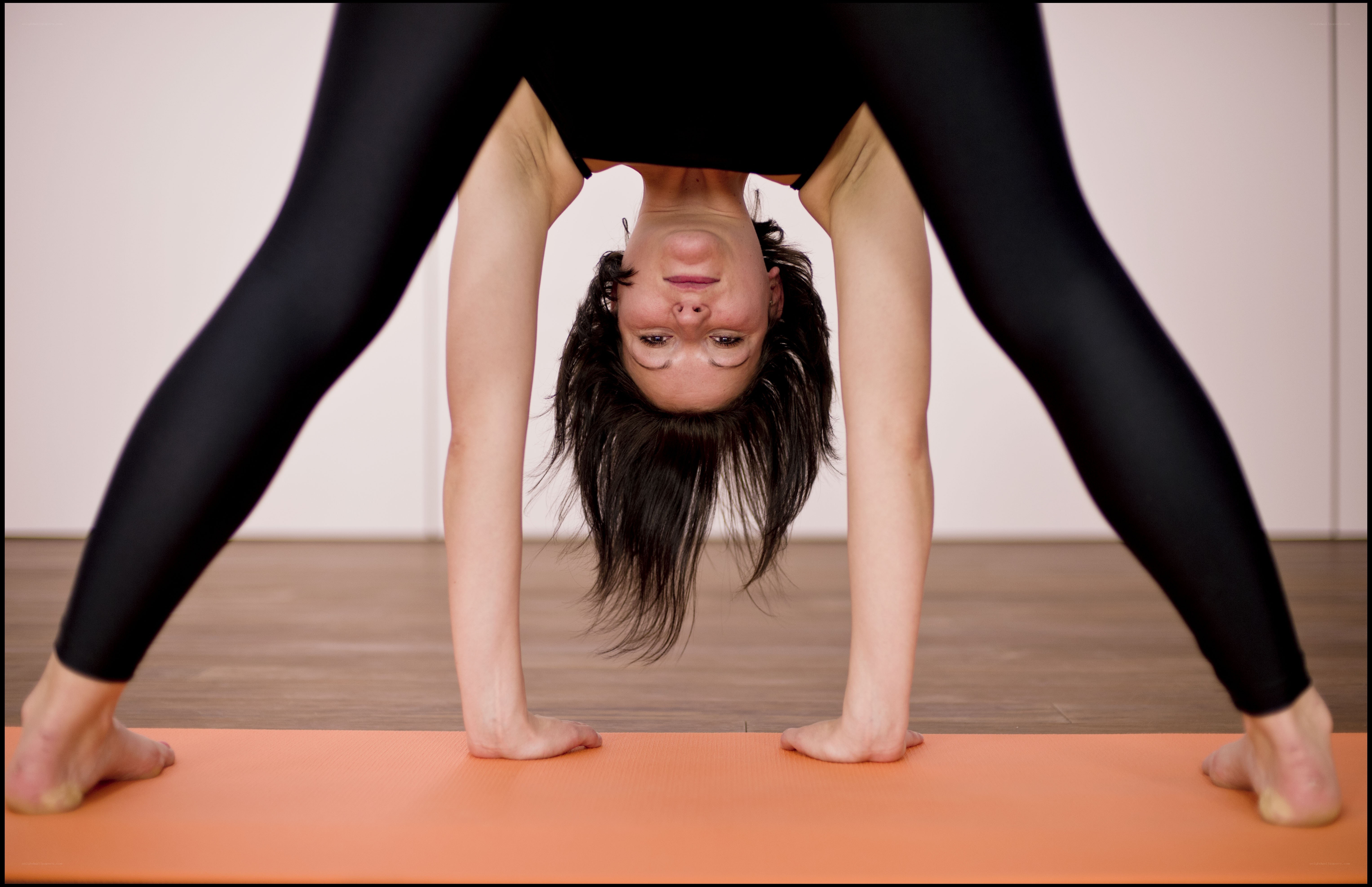 woman doing yoga pose