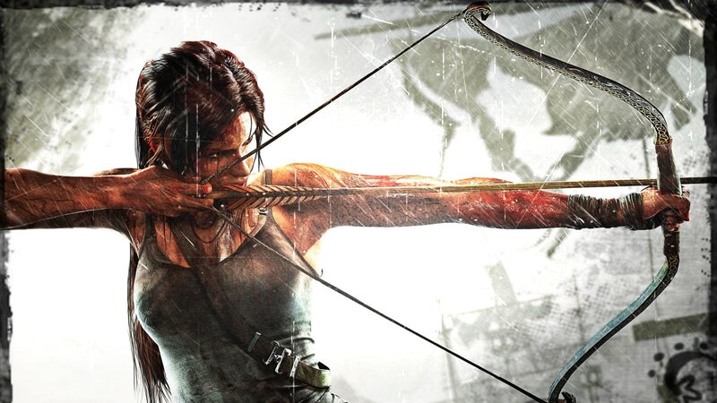 Woman Drawing Bow — Brown, Dramatic, Digital Art, Arrow