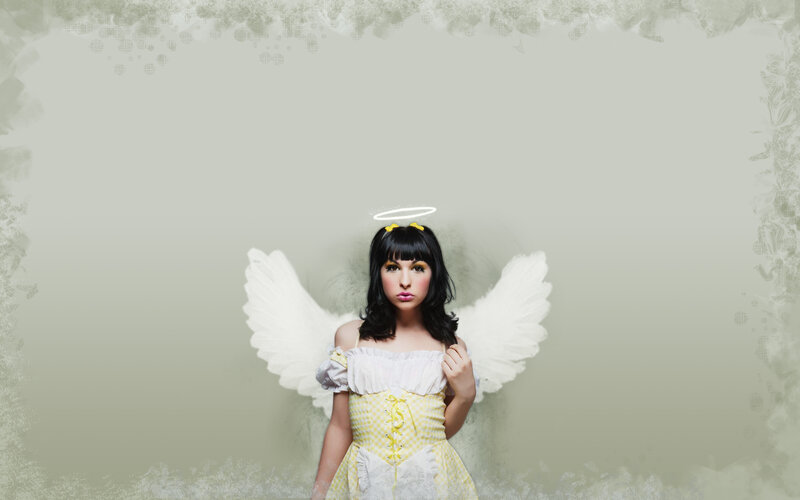 woman dressed as an angel