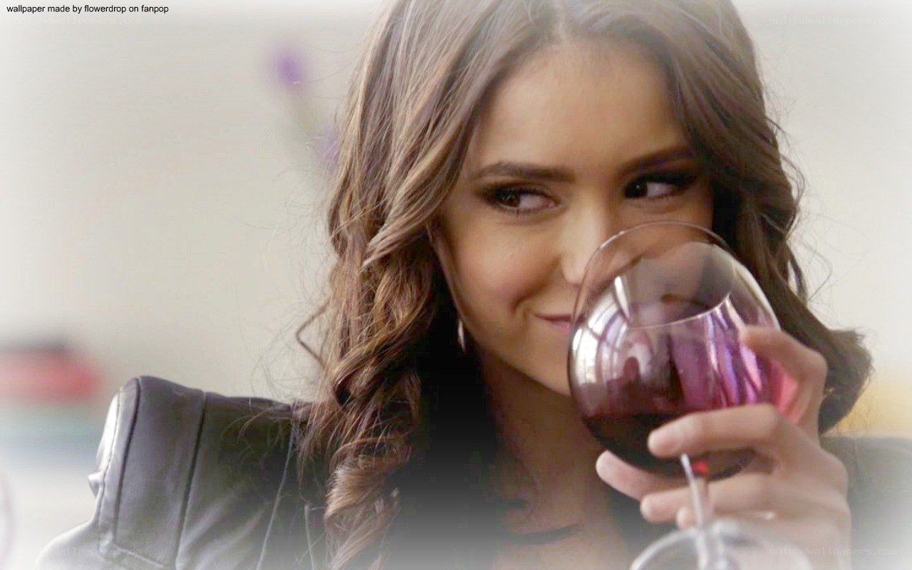 woman drinking red wine