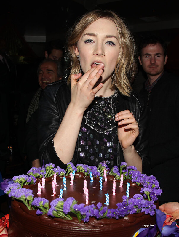 woman eating birthday cake