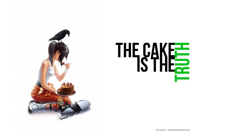 Woman Eating Cake — White