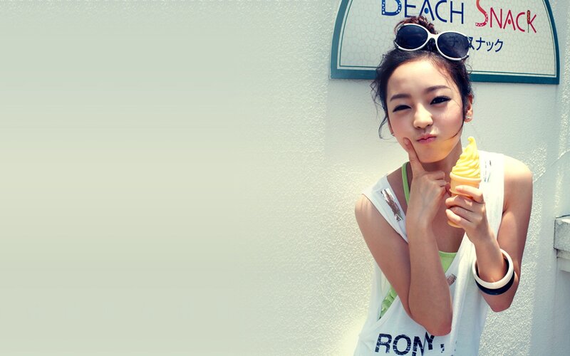 woman eating ice cream