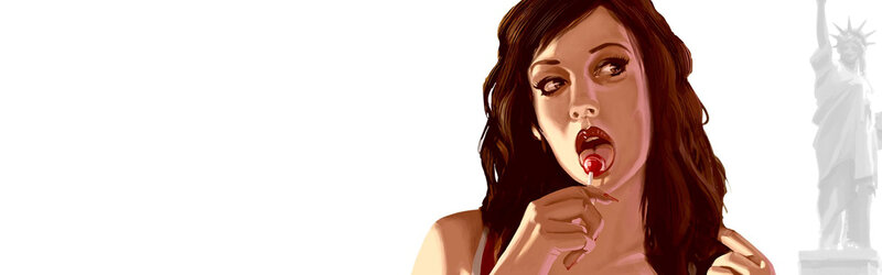 Woman Eating Lollipop — Brown