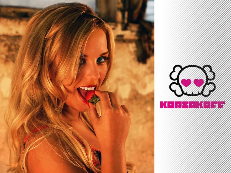 woman eating strawberry