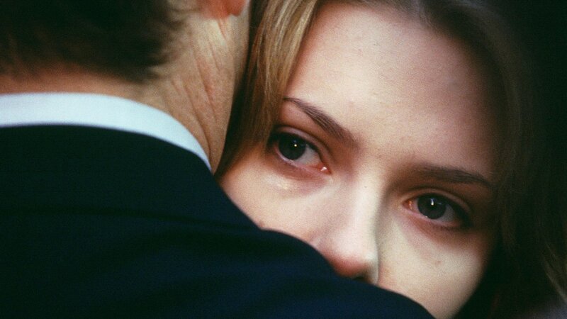 Woman Embracing Man — Brown, Intimate, Photograph