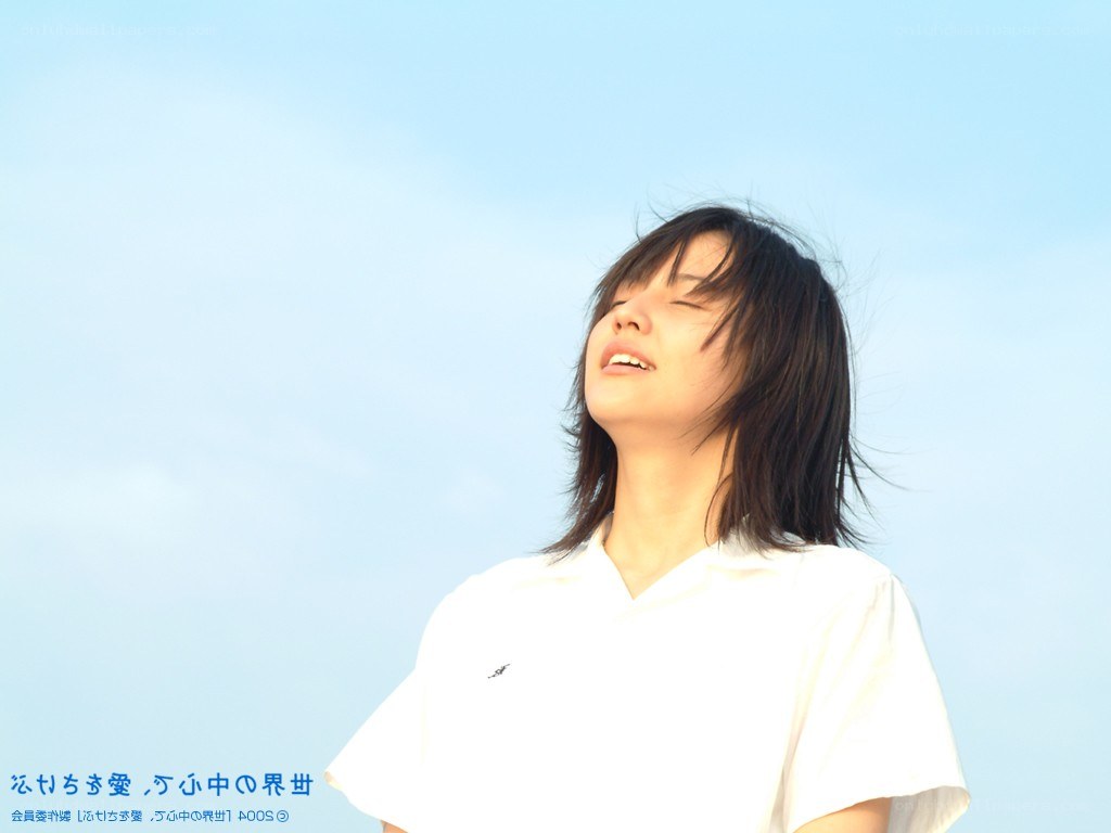 woman enjoying sky
