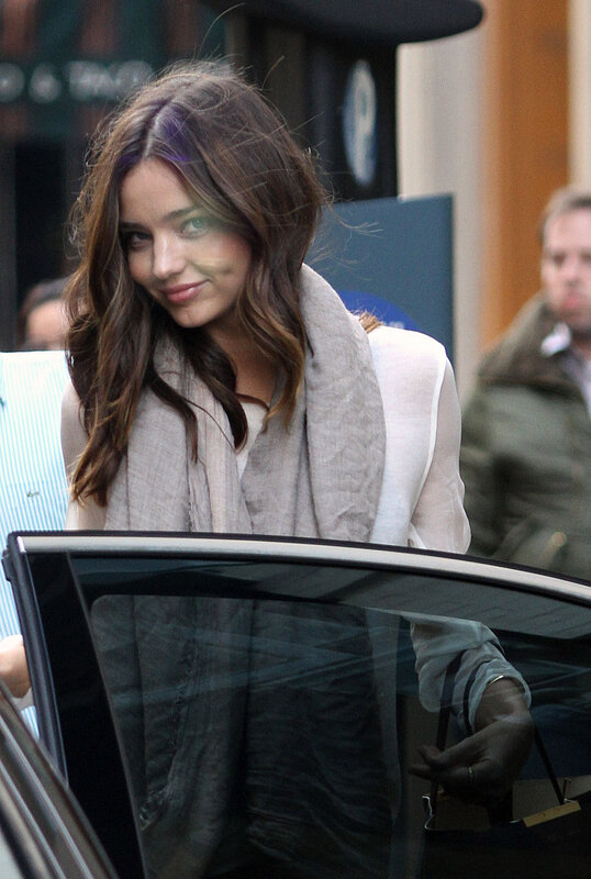 woman exiting a car