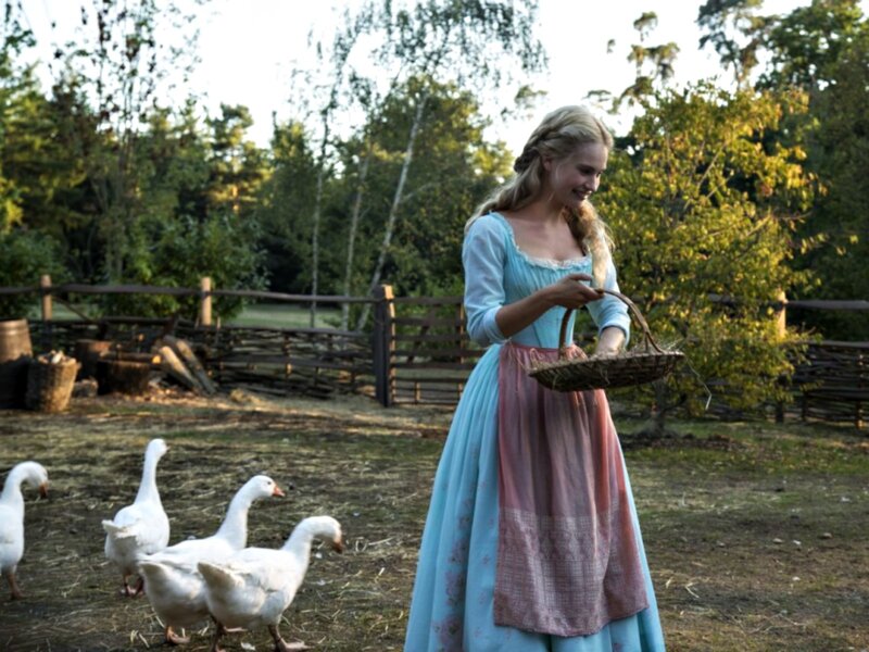 Woman Feeding Geese