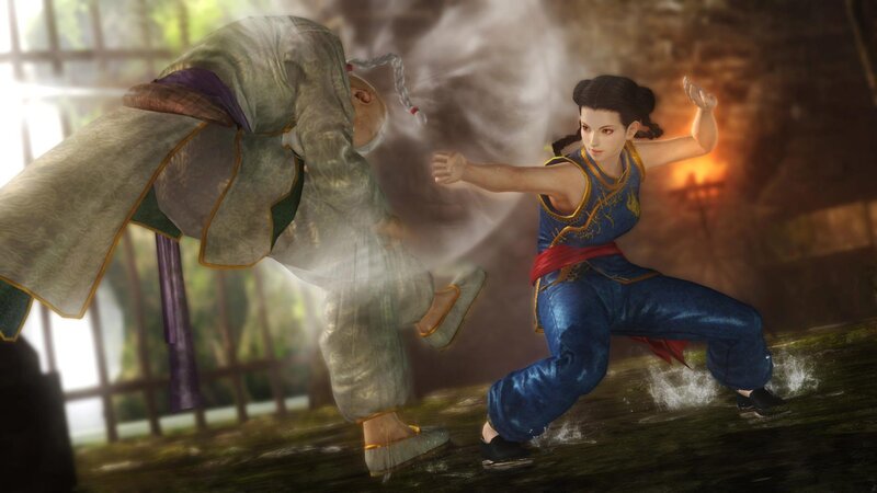 Woman Fighting Monk