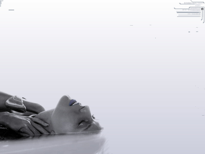 woman floating in water
