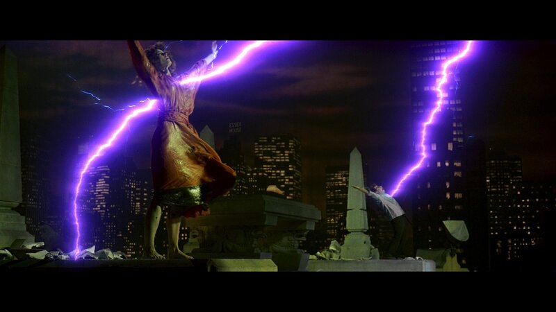 Woman Generating Lightning
