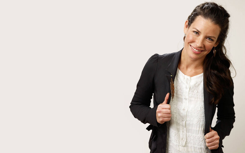 Woman Giving Thumbs Up — White