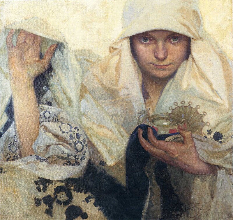 woman holding a bowl